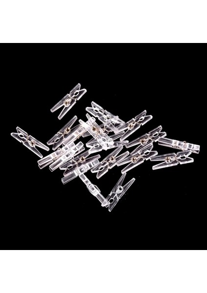 100 Adet Tarzı Sıcak Satış Halkası Temizle Şeffaf Klipler Elbise Fotoğraf Kağıdı Peg Lotheraft Klipler Parti Ev Dekorasyonu (Yurt Dışından) fiyatları