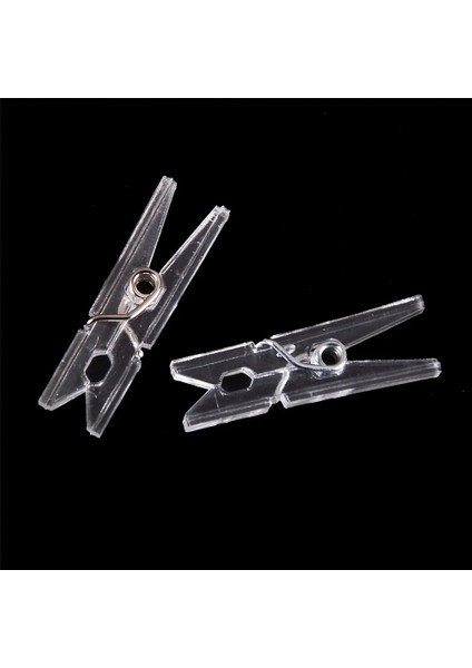 100 Adet Tarzı Sıcak Satış Halkası Temizle Şeffaf Klipler Elbise Fotoğraf Kağıdı Peg Lotheraft Klipler Parti Ev Dekorasyonu (Yurt Dışından) fırsatları