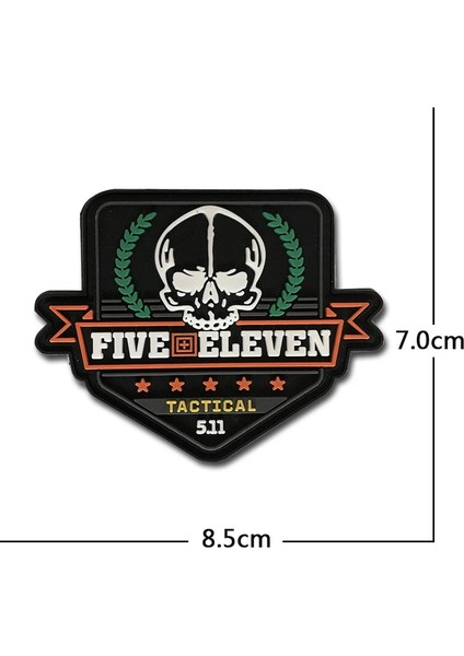 C15-11 Stili 3D Taktik Yelek Nakış 511BADGE Ordu Pvc Velcro Yamalar Askeri Kol Bandı Su Geçirmez Sırt Çantası Sticker Giyim Çanta Aplike (Yurt Dışından)