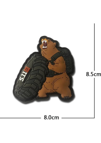 C15-11 Stili 3D Taktik Yelek Nakış 511BADGE Ordu Pvc Velcro Yamalar Askeri Kol Bandı Su Geçirmez Sırt Çantası Sticker Giyim Çanta Aplike (Yurt Dışından) indirimleri
