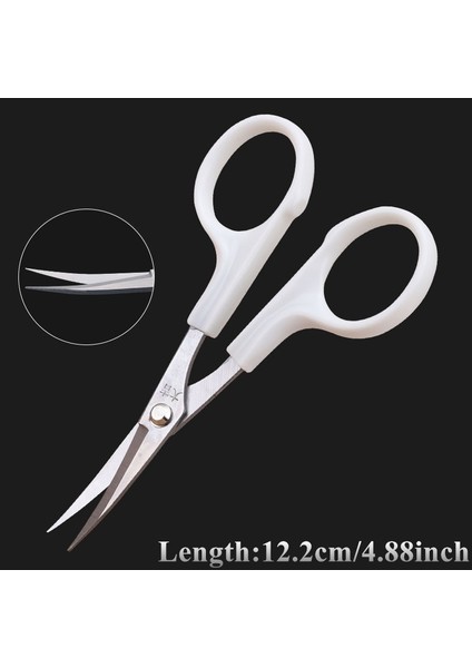 12.2cm 4.88 Inç Stili Kavisli Veya Iğne Oyası Için Nakış Açılı Kesme Baş Yukarı Veya Kumaş Çapraz Dikiş Kuyruk Aletleri Dikiş Makası (Yurt Dışından)