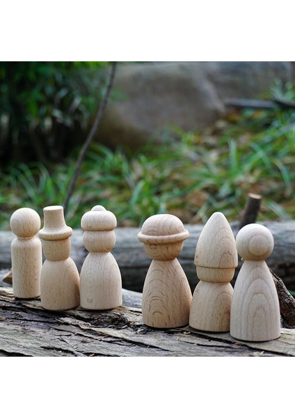 No.21 Tarzı 32 Stilleri Dıy Bitmemiş El Yapımı Kayın Ahşap Bebekler Mini Insanlar Boyasız Boş Pegdolls Çocuk Ev Dekorasyonu (Yurt Dışından)