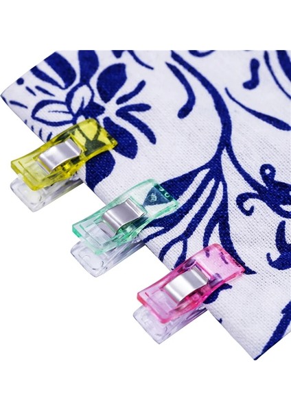 50 Adet-Mavi Tarzı Dailylike Olorful Plastik Klipler Dıy Ev Dikiş Klipleri Giysi Fotoğraf Kağıdı ve Dikiş Patchwork Aracı (Yurt Dışından) fırsatları