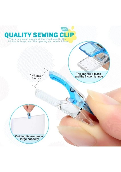 Kırmızı Stil Çok Renkli Plastik Klipsler Kumaş Kelepçeler Patchwork Hemming Iş Ayak Kılıfı Dikiş Araçları Dikiş Aksesuarları (Yurt Dışından)