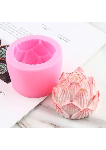 Lotus Stili Gül Çiçek Şakayık Lale Haşhaş Silikon Kalıp Lotus Craft Sabun Kil Reçine Mum Kalıpları Çikolata Jöle Fondan Dekorasyon Araçları (Yurt Dışından) fiyatları