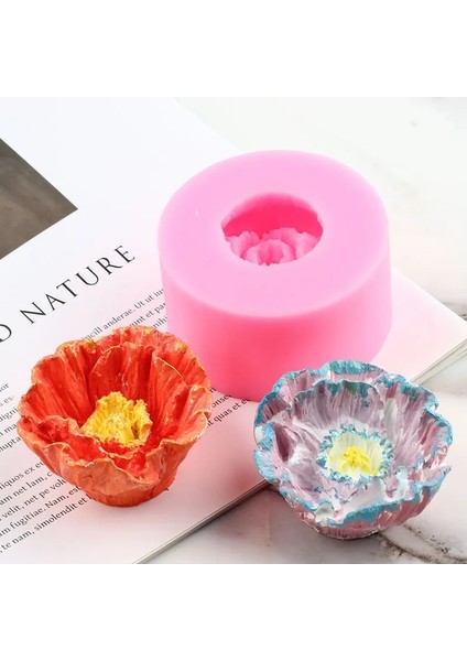 Lotus Stili Gül Çiçek Şakayık Lale Haşhaş Silikon Kalıp Lotus Craft Sabun Kil Reçine Mum Kalıpları Çikolata Jöle Fondan Dekorasyon Araçları (Yurt Dışından) modelleri