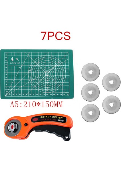F6001 1 Adet Tarzı 45MM Döner Kesici, Yumuşak Kavrama Konfor Döngü Kolu Makaralı Bıçak Kendinden Iyileşen Kesme Mat Yama Çalışması Için Set Dikiş Dıy Aksesuar (Yurt Dışından) fiyatları