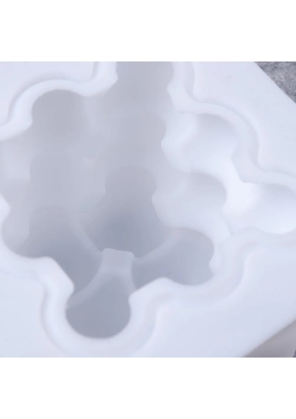 1 Adet Smalle Küp Stili Dıy Balmumu Mum Silikon Kalıplar El Sanatları Için Soya Balmumu Mum Kalıbı Aromaterapi Alçı 3D Reçine Kalıp El Yapımı Mumluk Sabun Formu (Yurt Dışından)