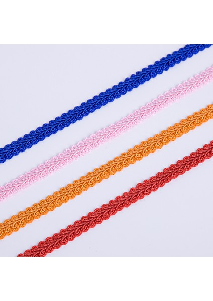 Siyah Stil 10 Yıl 10Y Dantel Trim Şerit Beyaz Gümüş Kırkayak Örgülü Dantel Dıy Craft Dikiş Aksesuarları Düğün Dekorasyon Kumaş Eğri Dantel (Yurt Dışından)