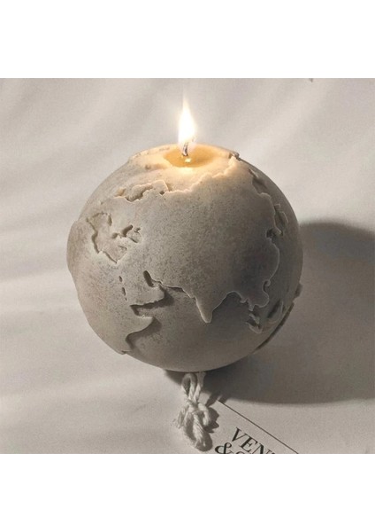Açık Sarı Stil Ay Dünya Satürn Uydu Astronomik Silikon Mum Kalıbı Için El Yapımı Masaüstü Dekorasyon Aromaterapi Mum Silikon Kalıp (Yurt Dışından) fiyatları