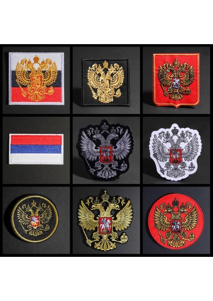 N5-BT8014 Stili Farklı Stiller Rus Bayrağı Ulusal Amblem Yama Rusya'nın Pilot Insanları Askeri Polis Şerit Ordu Asker Yamaları Rozeti (Yurt Dışından) fiyatları