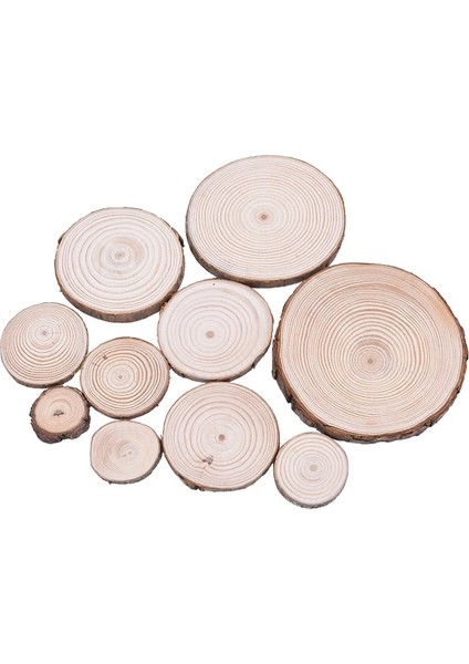 1 Adet 8-10CM Tarzı Kalın Doğal Çam Yuvarlak Bitmemiş Ahşap Dilimleri Ağaç Kabuğu ile Daireler Günlük Diskler Dıy El Sanatları Düğün Parti Boyama Dekor (Yurt Dışından) fırsatları
