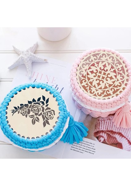 No.5 Tarzı Et Doğal Ahşap Sepet Alt Tığ Sepet Tabanı Dıy Craft Sepet Dokuma Malzemeleri Için Ev Dekorasyon Yapımı (Yurt Dışından)