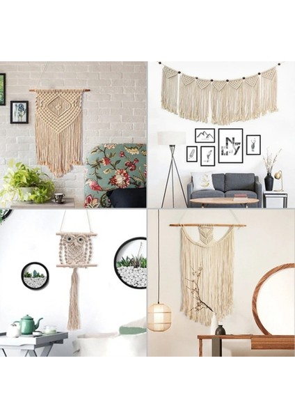 20 Beyaz Stil Acrame Pamuk Kordon Halat Dize Dikiş Dıy Renkli Halat Şerit Craft Iplik Sicim Ev Tekstili Düğün Parti Dekorasyon (Yurt Dışından) indirimleri