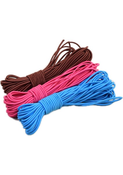 Pembe Stil 4mm Renkli Yuvarlak Lastik Bant Kalın Kafa Çiçek Elastik Bant Kafa Ipi Elastik Tel Halat Elastik Ipli Ipli (Yurt Dışından) fırsatları