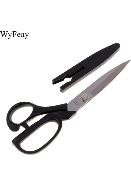 8 INÇ-20CM Siyah Stil Siyah Kapaklı Yüksek Karbonlu Profesyonel Paslanmaz Çelik Dikiş Veya Çelik Terzi Veya Terzilik Kumaş Makası Zanaat (Yurt Dışından) modelleri