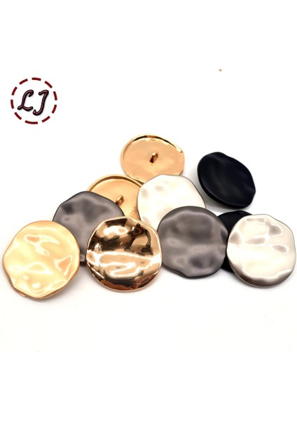 Siyah 001 Stili 30MM Çok Moda Büyük Dekoratif Düğmeler Yüksek Düzensiz Uçak Altın Gömlek Için Düğmeler Palto Dikiş Aksesuarı Dıy (Yurt Dışından) modelleri