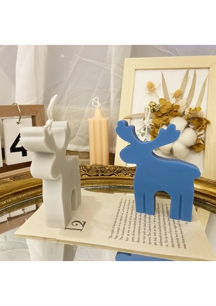 Çam Kozalağı Tarzı Noel Ağacı Mum Kalıpları Şanslı Geyik Şekli Silikon Kalıplar Yılbaşı Dekorasyonu Akrilik Elk Mum Kalıbı El Yapımı Yaratıcı Kalıp (Yurt Dışından) fiyatları