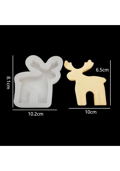 Çam Kozalağı Tarzı Noel Ağacı Mum Kalıpları Şanslı Geyik Şekli Silikon Kalıplar Yılbaşı Dekorasyonu Akrilik Elk Mum Kalıbı El Yapımı Yaratıcı Kalıp (Yurt Dışından) indirimleri