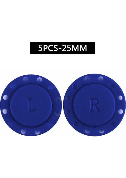 Mavi-5 ADET-25MM Tarzı 5 Takım Yüksek Dereceli Görünmez Plastik Mıknatıs Düğme Toka Giyim Dekorasyon Işi Dikiş Seti Dıy Karalama Defteri Giyim El Sanatları (Yurt Dışından)