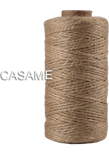 Keten Ten Rengi 100 Yard 100% Saf Pamuk Bükülmüş Kordon Halat El Sanatları Makrome Artisan Dize Fırıncı Sicim Çok Renkli Pamuk Keten Halat Ev Tekstili (Yurt Dışından)