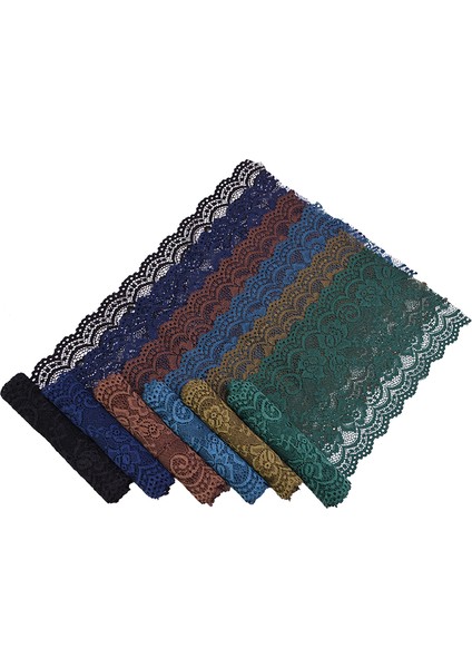 B09 Stili 2 Yarda 2 Yard 15 cm Geniş Naylon Streç Elastik Dantel Şerit Dıy Gelinlik Zanaat Dikiş Konfeksiyon Giyim Aksesuarları Dantel Trim Kumaş (Yurt Dışından)