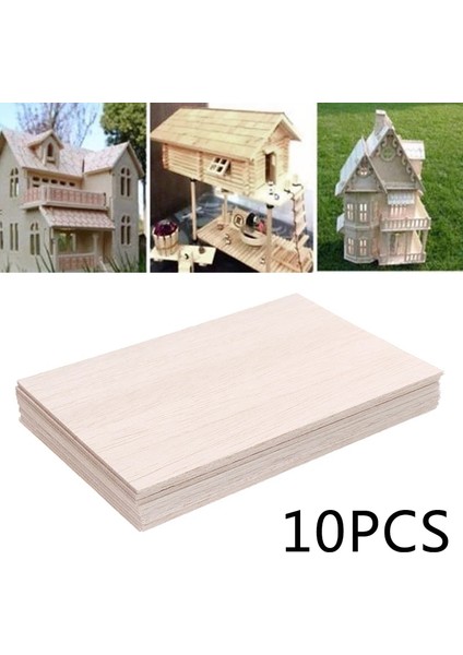 *100*2MM Balsa Ahşap Levhalar Dıy Ev Uçak Oyuncak Tekneler Için Hafif Ahşap Plaka Modeli (Yurt Dışından)