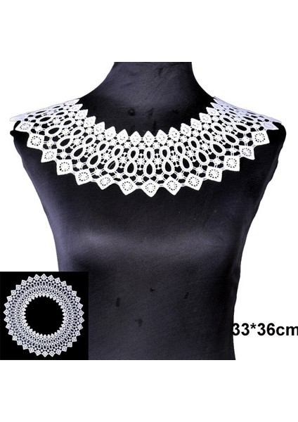 No.5 Tarzı Nakış Aplike Beyaz Dantel Kumaş Dikiş Dantel Yaka Dıy Trim Dantel Kumaş Elbise Aksesuarları (Yurt Dışından)