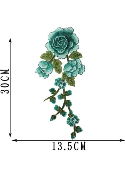 38 1 Adet Tarzı Çiçek Giyim Için Yamalar Dikmek Işlemeli Giysi Aplike Nakış Yama Giysi Cheongsam Dıy Aksesuar (Yurt Dışından)