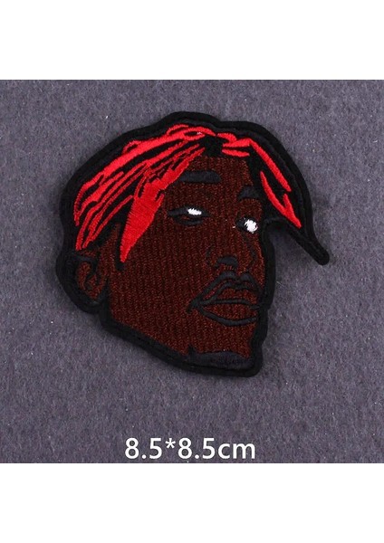 PE4428CT Stili Giysi Üzerinde Hippi Kaya Yamalar Punk Kafatası Yama Giyim Termoadhesive Yamalar Dıy Demir On Sırt Çantası Üzerinde Işlemeli Aplike (Yurt Dışından)