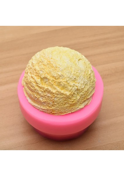 Dondurma Tarzı Dondurma Topu Mum Yapımı Silikon Sabun Kalıbı Fondan Dıy Dekorasyon Kalıp Alçı Aromaterapi Sarkık Kalıpları (Yurt Dışından) fiyatları