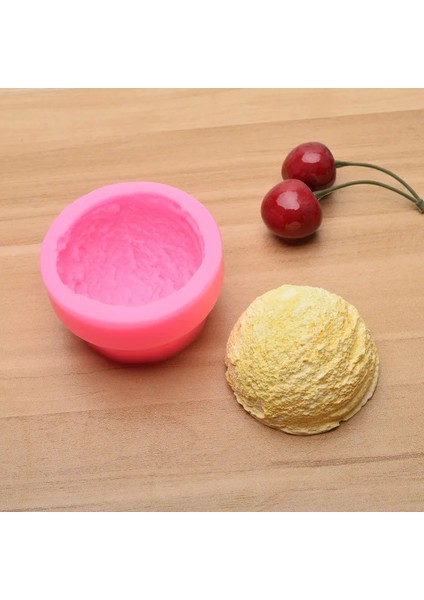 Dondurma Tarzı Dondurma Topu Mum Yapımı Silikon Sabun Kalıbı Fondan Dıy Dekorasyon Kalıp Alçı Aromaterapi Sarkık Kalıpları (Yurt Dışından) modelleri