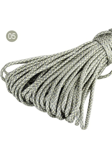 No.5 Tarzı 100FT Renkli Iplikler Çekirdekler Hayatta Kalma Için Paracord Araşüt Kordon Kordon Kamp Tırmanma Kamp Ip Yürüyüş Çamaşır Ipi (Yurt Dışından)