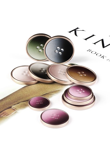 Gri Tarzı 18 mm 6 Adet Reoles Düğmeler Dikiş Aksesuarları Boyut Giyim Için Komple Dekoratif Metal Düğmeler El Yapımı Dıy (Yurt Dışından) fiyatları