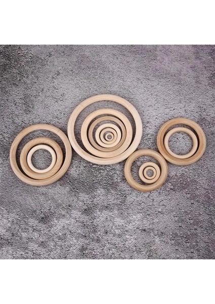 3 Adet-8cm-1cm Tarzı 13 Boyut Doğal Ahşap Daire Dıy El Sanatları Takı Yapımı Için Bebek Diş Çıkarma Ahşap Yüzük Çocuklar Oyuncak Süsler Aksesuarları (Yurt Dışından) indirimleri