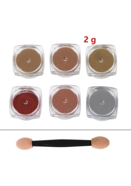 6 Adeta Tarzı 5 Renk Dıy Mermer Metalik Pigment Reçine Toz Kiti Epoksi Reçine Renklendirici Zanaat Kristal Kalıp Sabun Yapımı (Yurt Dışından)