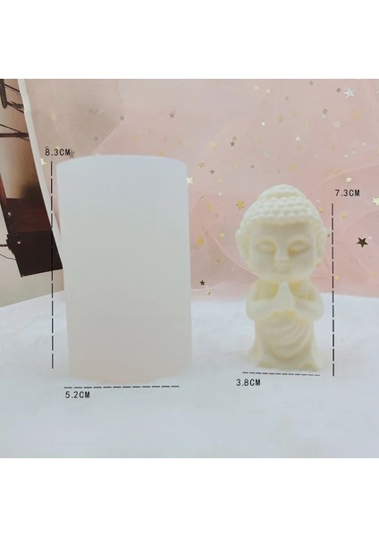 Bir Kalıp Stili Buda Mum Kalıp Çin Tarzı Budist Kültürü Tema Kalıpları Insan Vücudu Dini Şekil Alçı Reçine Kalıp Ev Dekor Hediyeler (Yurt Dışından)