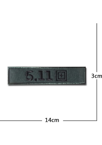 C15-22 Stili 3D Taktik Yelek Nakış 511BADGE Ordu Pvc Velcro Yamalar Askeri Kol Bandı Su Geçirmez Sırt Çantası Sticker Giyim Çanta Aplike (Yurt Dışından)