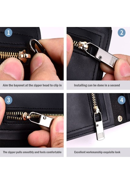 No.7 Tarzı Fermuar Çektirme Sökülebilir Fermuar Kafasının Değiştirilmesi Anında Fermuar Tamir Takımları Fixer Zip Fermuar Kaydırıcısı Dıy Dikiş El Sanatları Kitleri (Yurt Dışından) modelleri