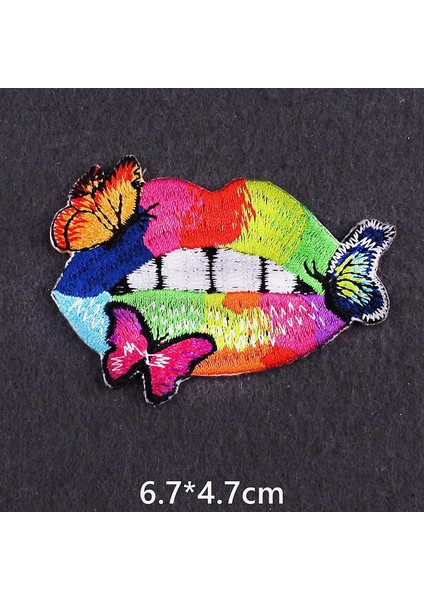 PE4428CT Stili Giysi Üzerinde Hippi Kaya Yamalar Punk Kafatası Yama Giyim Termoadhesive Yamalar Dıy Demir On Sırt Çantası Üzerinde Işlemeli Aplike (Yurt Dışından) modelleri