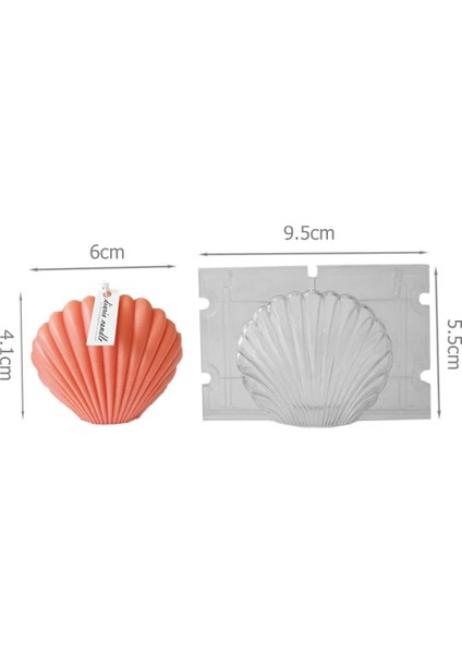 No.1 Tarzı 3D Deniz Kabuğu Kalıp Dıy Mum Yapımı Alçı Tarak Kalıp Dıy Dayanıklı Kek Fondan Plastik Deniz Kabuğu Kabuğu Kalıpları Zanaat Dekorasyon (Yurt Dışından)