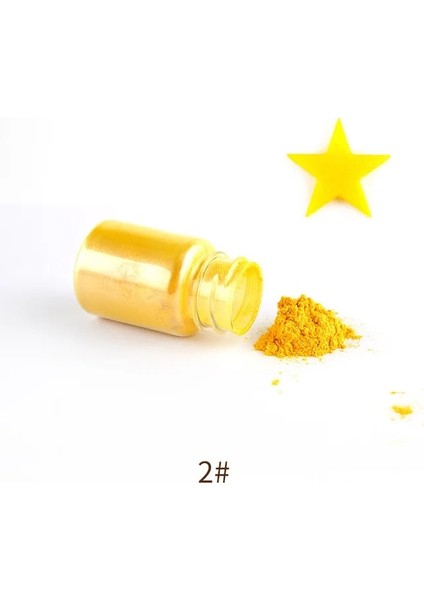 No.2 Tarzı Inci Tozu Boya Epoksi Reçine Kalıp Pigment Dıy Silikon Takı Yapımı Uv Epoksi Tırnak Boya Pigment Inci Renklendirici Boya Nail Art (Yurt Dışından)