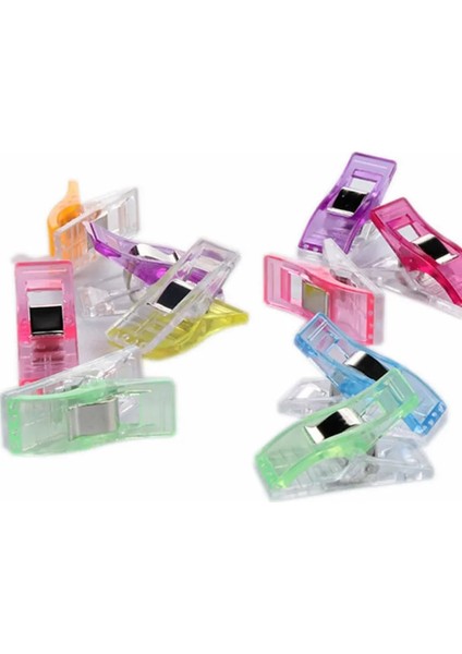 5 Adet Rastgele Renk Stili Dikiş Klipleri Dıy Patchwork Konfeksiyon Klipleri Örgü Kumaş Kapitone Sanatları El Sanatları Giyim Konfeksiyon Klipleri Için Karışık Plastik Tutucu (Yurt Dışından)