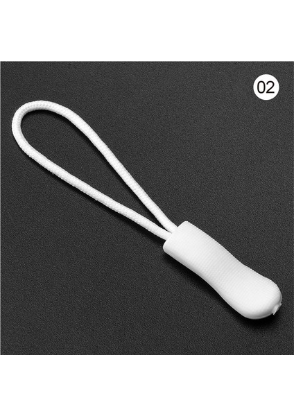 Renk 02 Stili Fermuar Çektirme Ucu Fit Halat Etiketi Değiştirme Klipsi Kırık Toka Sabitleyici Zip Kordon Çantası Bavul Çadır Sırt Çantası Fermuar Kafası (Yurt Dışından)
