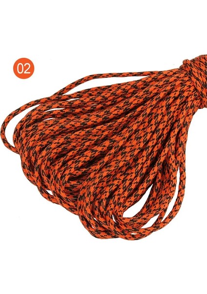 No.2 Tarzı 100FT Renkli Iplikler Çekirdekler Hayatta Kalma Için Paracord Araşüt Kordon Kordon Kamp Tırmanma Kamp Ip Yürüyüş Çamaşır Ipi (Yurt Dışından)