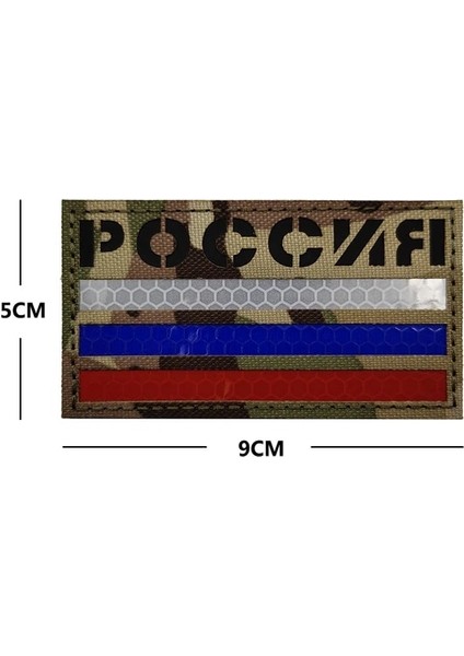 No.26 Tarzı Rus Bayrağı Ir Pilot Rusya Ordusu Chevron Askeri Yamalar Polis Çizgileri Taktik Amblemi Rusya Ordusu Asker Rozetleri (Yurt Dışından)