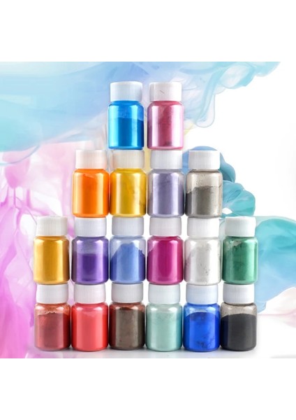 No.11 Stili Inci Tozu Boya Epoksi Reçine Kalıp Pigment Dıy Silikon Takı Yapımı Uv Epoksi Tırnak Boya Pigment Inci Renklendirici Boya Nail Art (Yurt Dışından)