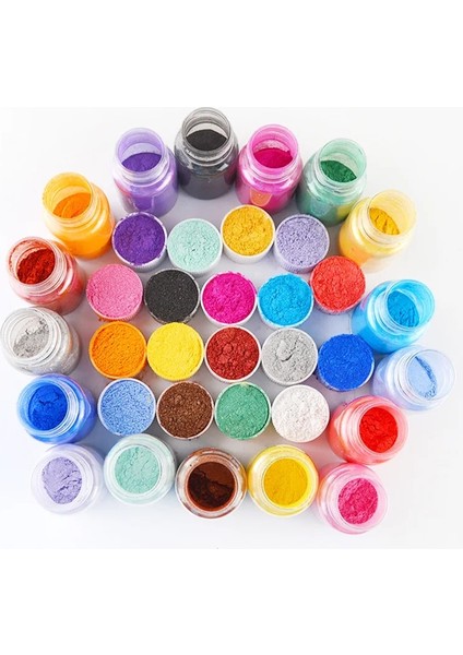 No.11 Stili Inci Tozu Boya Epoksi Reçine Kalıp Pigment Dıy Silikon Takı Yapımı Uv Epoksi Tırnak Boya Pigment Inci Renklendirici Boya Nail Art (Yurt Dışından)