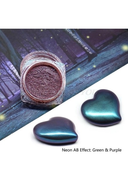 No.4 Tarzı 9 Renk Ayna Inci Tozu Epoksi Reçine Glitter Bukalemun Pigment Reçine Takı Yapımı El Yapımı Sabun Boyama Tozu Dro (Yurt Dışından)