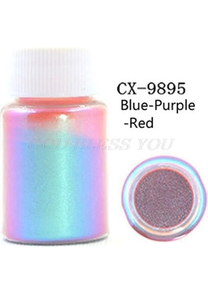NO.9895 Stili Ayna Bukalemunlar Pigment Sedefli Epoksi Reçine Glitter Sihirli Renksiz Toz Reçine Renklendirici Takı Yapımı Araçları Dro (Yurt Dışından)